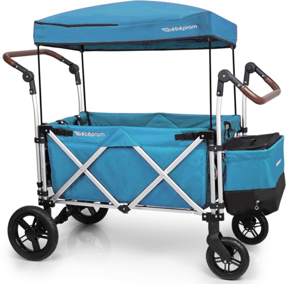 Bebepram S7 Bollerwagen - türkisblau