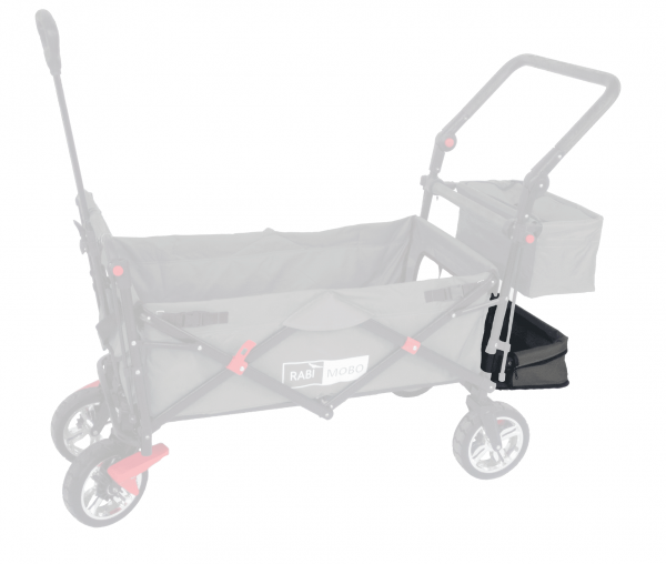 Innenraumverlängerung GRAU für RABIMOBO Sun Bollerwagen